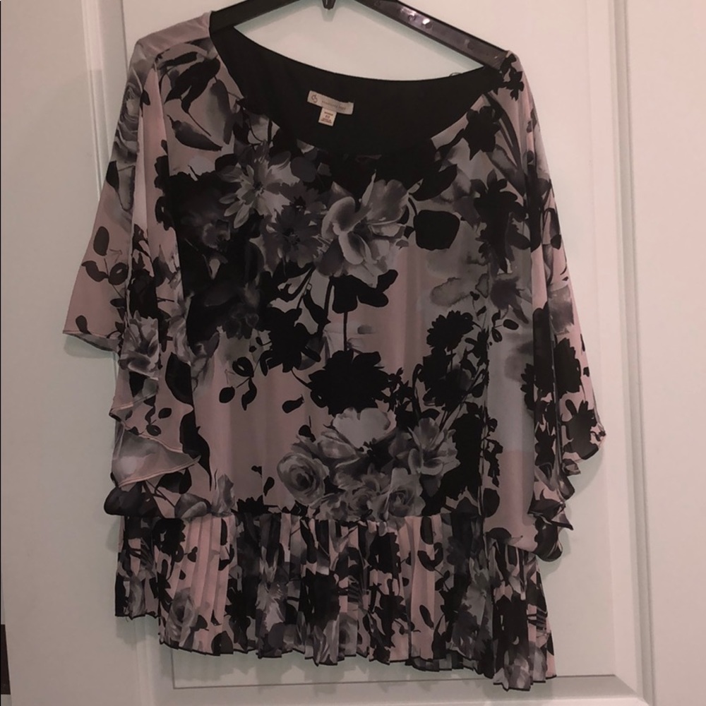 Pink and black shirt
